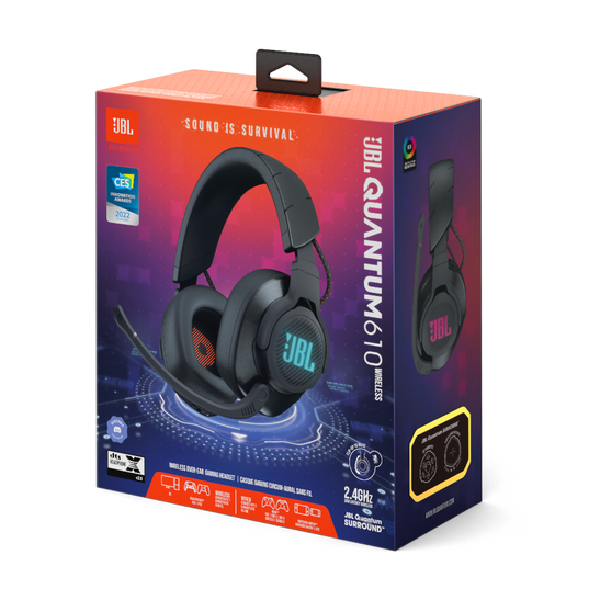 JBL Quantum 610 Wireless - Black - Wireless over-ear gaming headset - Detailshot 15